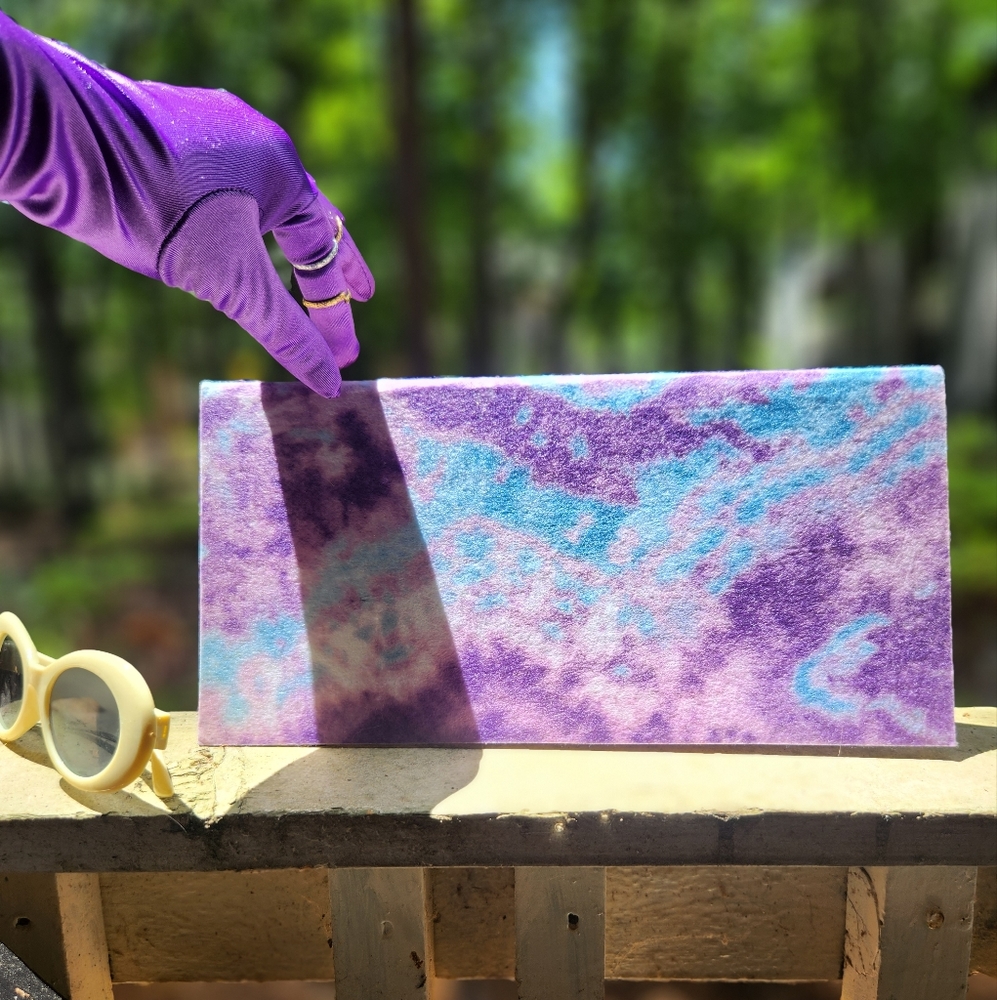 Blue Tie Dye Clutch 💎